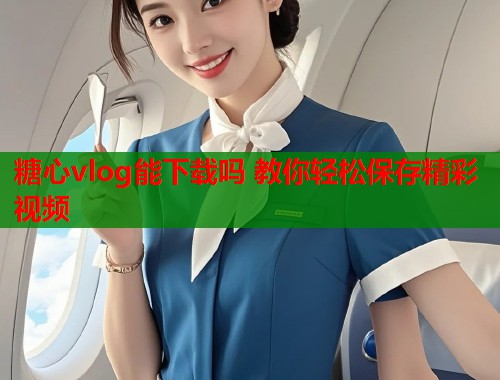 糖心vlog能下载吗 教你轻松保存精彩视频  第1张