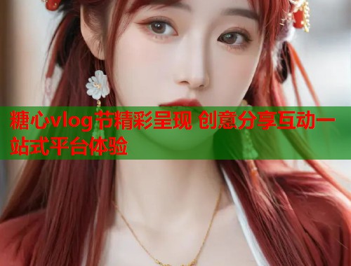 糖心vlog节精彩呈现 创意分享互动一站式平台体验  第1张