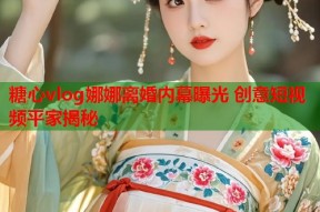 糖心vlog娜娜离婚内幕曝光 创意短视频平家揭秘