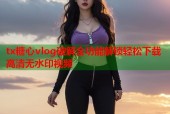 tx糖心vlog破解全功能解锁轻松下载高清无水印视频