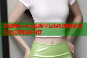 在线糖心vlog视频平台轻松观看高清生活记录精彩内容