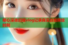糖心深夜旧版vlog记录真实自我释放时刻