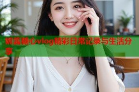 妮酱糖心vlog精彩日常记录与生活分享