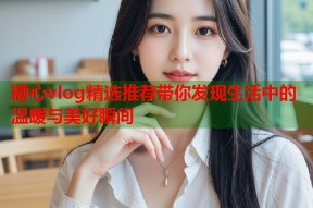 糖心vlog精选推荐带你发现生活中的温暖与美好瞬间