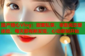 国产糖心Vlog：甜蜜私享，零距离恋爱体验，每天都有新发现，心动即刻开始