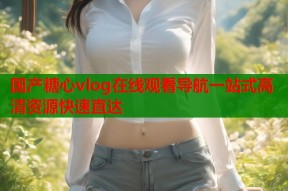 国产糖心vlog在线观看导航一站式高清资源快速直达