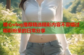 糖心vlog推荐精选精彩内容不容错过精彩纷呈的日常分享