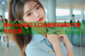 糖心vlog官方入口全新体验精彩内容尽在这里