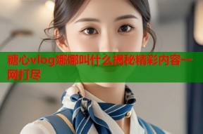 糖心vlog娜娜叫什么揭秘精彩内容一网打尽