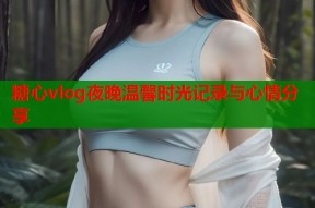 糖心vlog夜晚温馨时光记录与心情分享