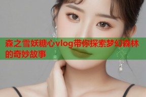 森之雪妖糖心vlog带你探索梦幻森林的奇妙故事
