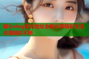 糖心vlog官方地址全新分享精彩生活点滴精彩不断