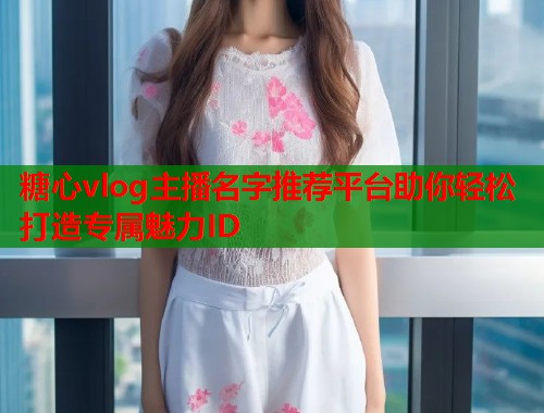 糖心vlog主播名字推荐平台助你轻松打造专属魅力ID  第1张