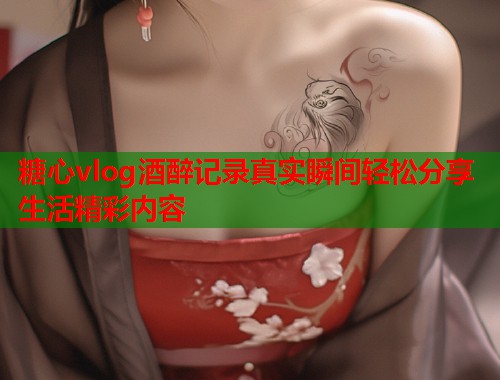 糖心vlog酒醉记录真实瞬间轻松分享生活精彩内容  第1张