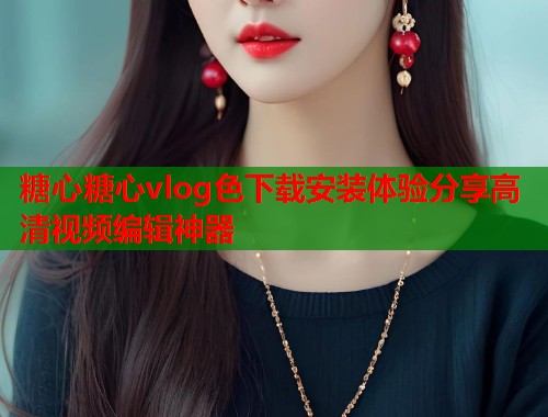 糖心糖心vlog色下载安装体验分享高清视频编辑神器  第1张