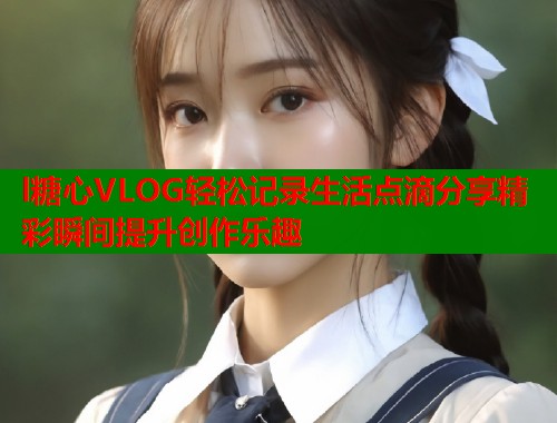 l糖心VLOG轻松记录生活点滴分享精彩瞬间提升创作乐趣  第1张