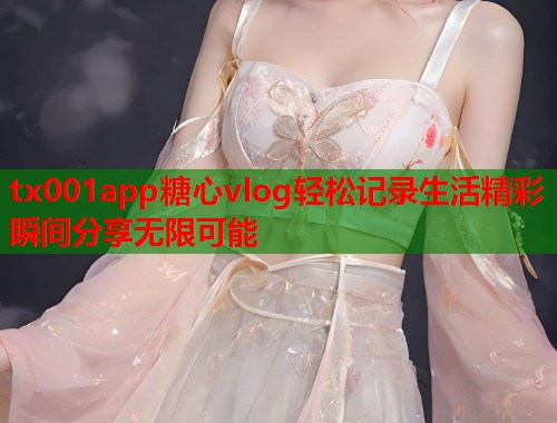 tx001app糖心vlog轻松记录生活精彩瞬间分享无限可能  第1张