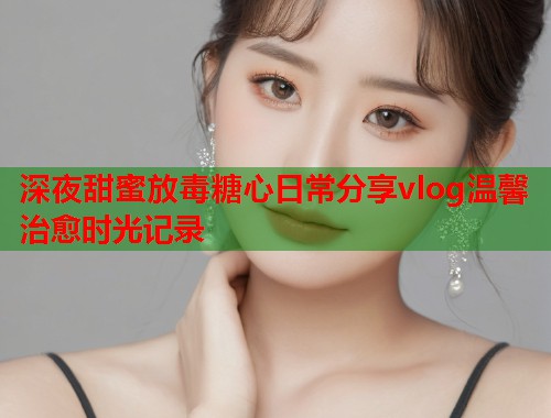 深夜甜蜜放毒糖心日常分享vlog温馨治愈时光记录  第1张