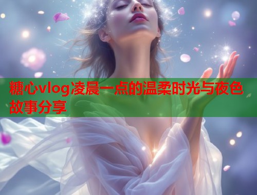 糖心vlog凌晨一点的温柔时光与夜色故事分享  第1张
