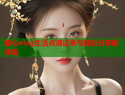 糖心vlog生活点滴记录与精彩分享新体验  第1张